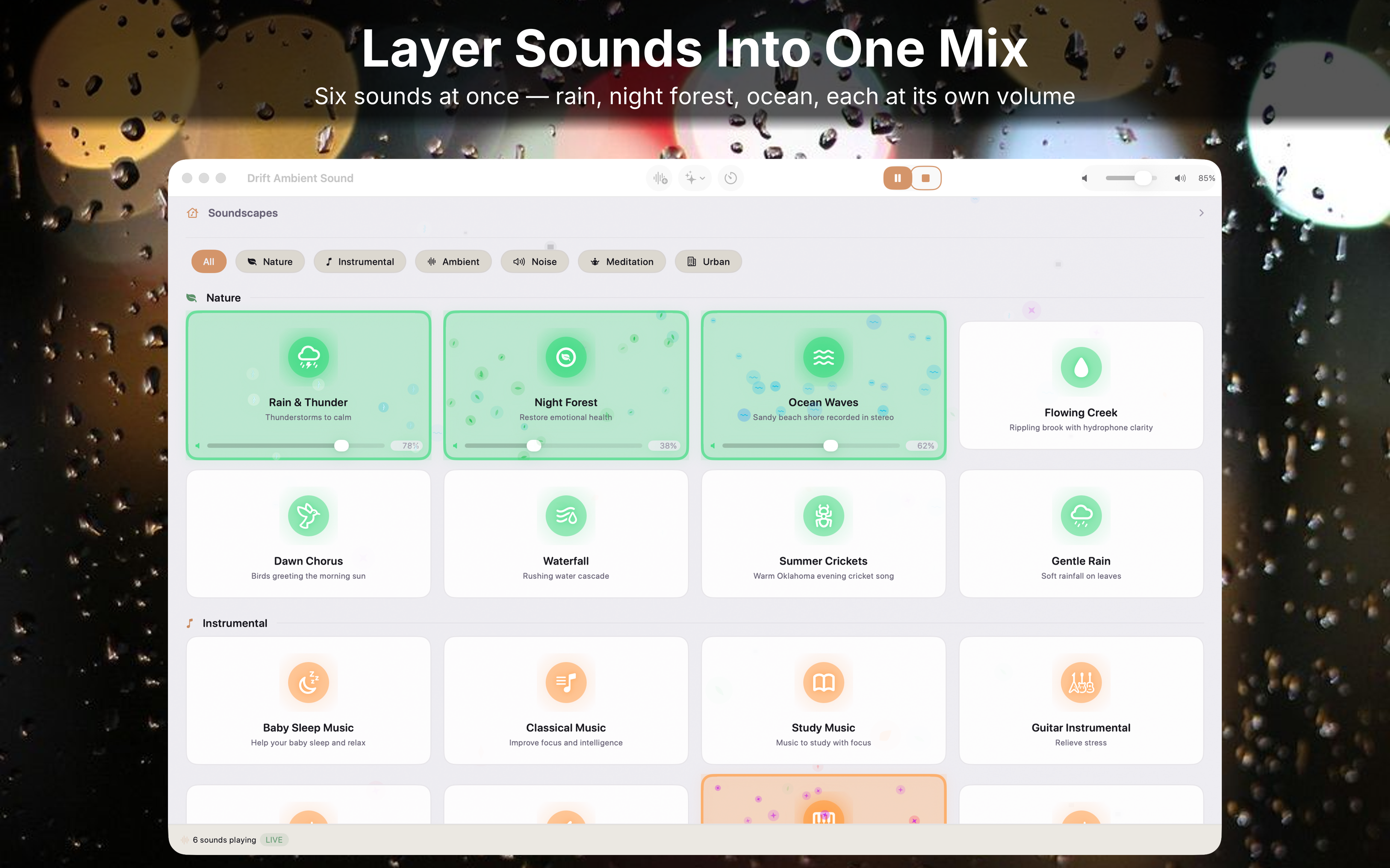 White Noise Sleep Sound Mixer screenshot 11