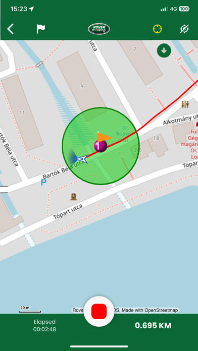 Rover-tracking Screenshot