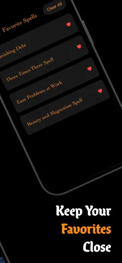 Screenshot von Wicca Spellbook auf dem iPhone 2
