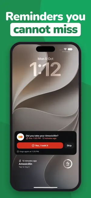 Doser: Pill Reminder & Alarm screenshot 2