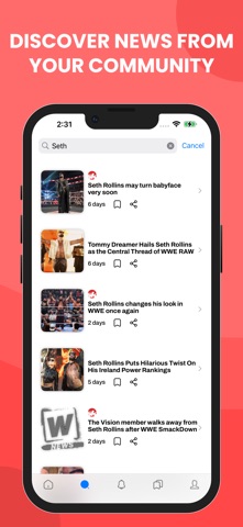 WWE Unofficial News & Videos screenshot