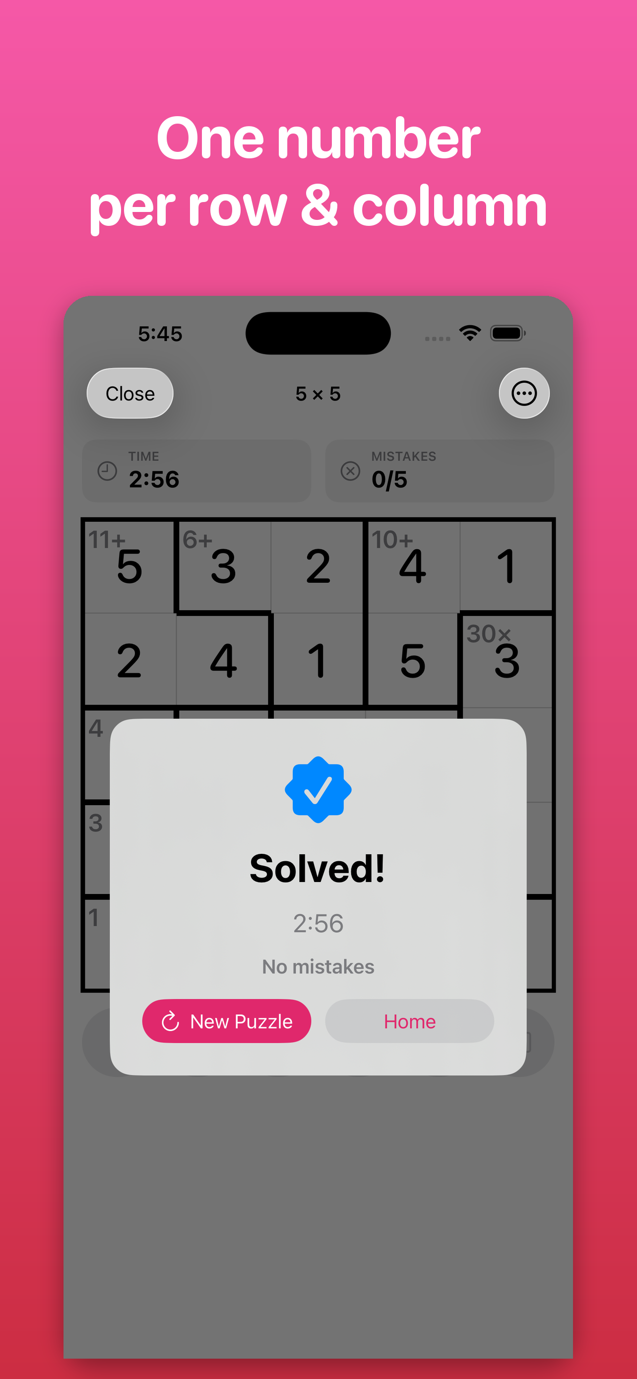 Calcura - Calcudoku screenshot 3