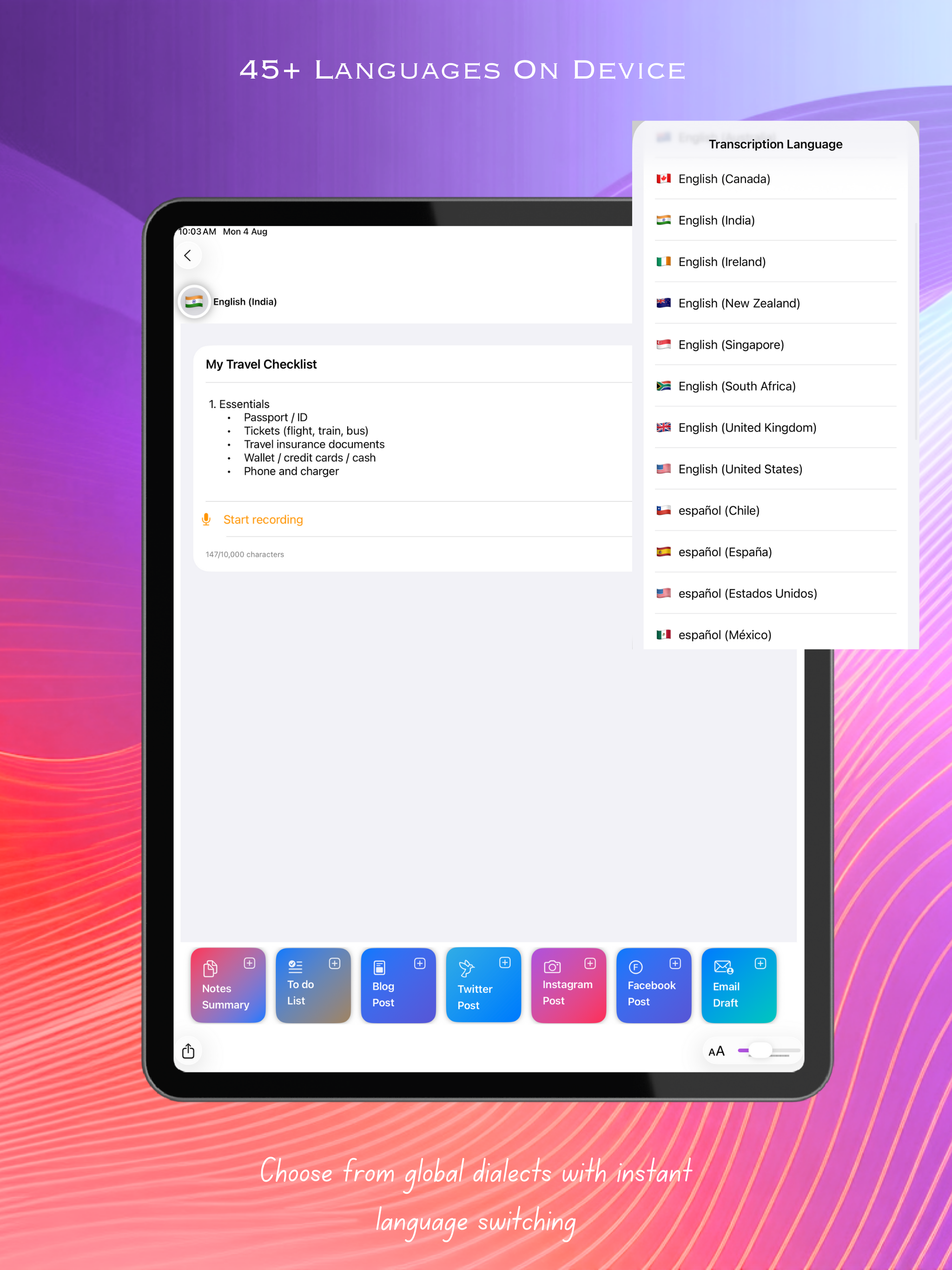 Audio to Text : AI Transcribe screenshot 16