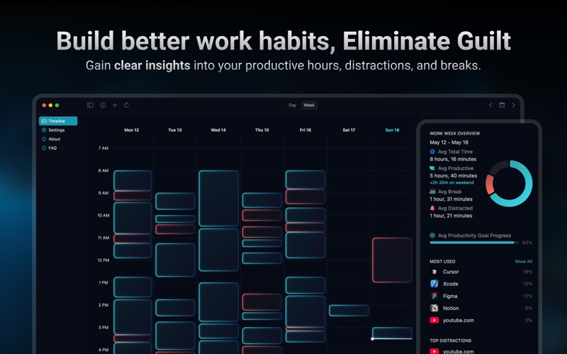 Toki - Automatic Time Tracker app screenshot 2
