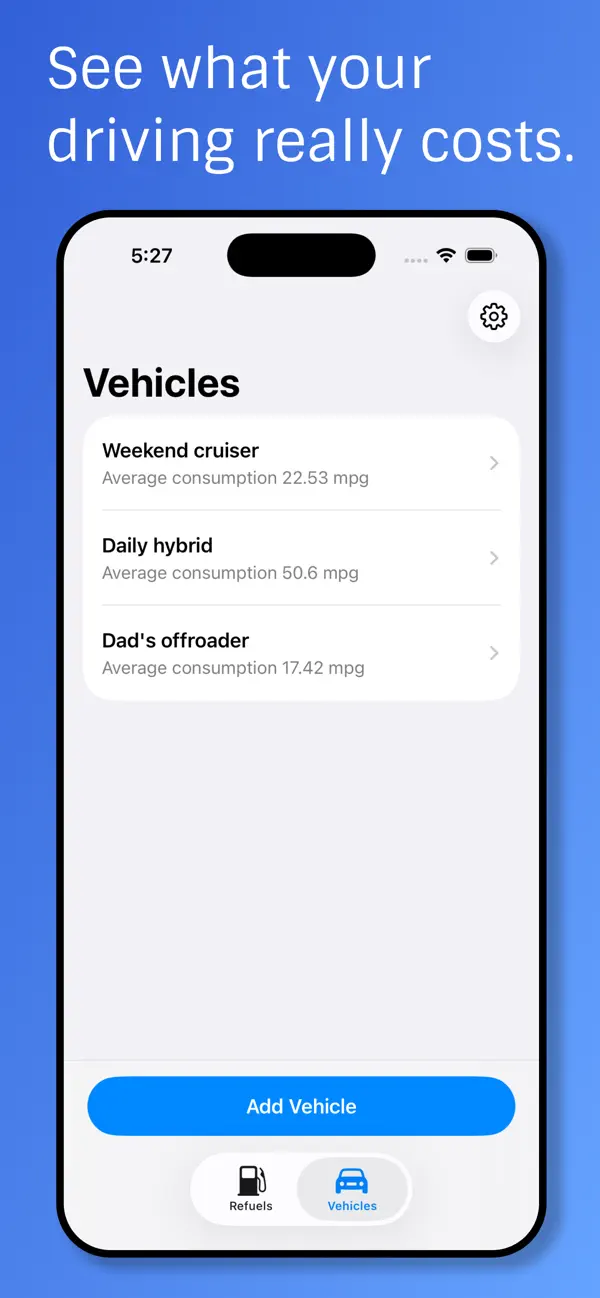 Screenshot #3 pour Fuel Use - Economy Tracker