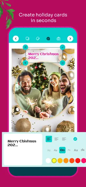 Merry Christmas Greeting Card screenshot 4