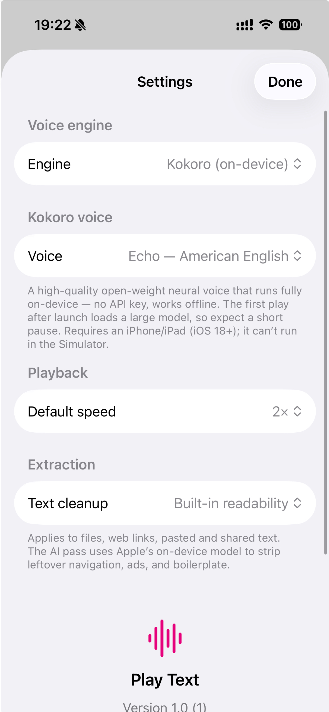 Play Text (TTS) screenshot 4