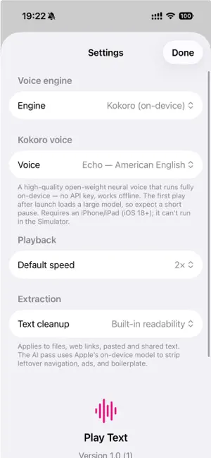 Play Text (TTS) screenshot 4
