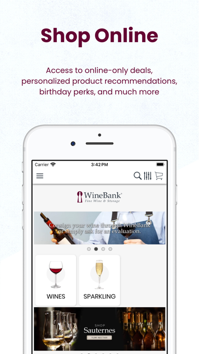 WineBank Screenshot