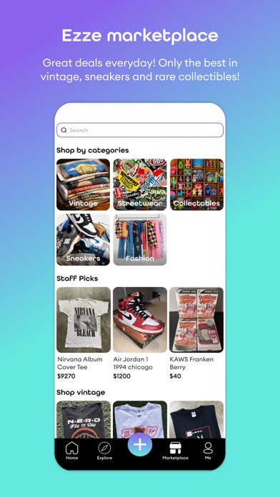 ezze Live | Vintage & Sneakers Screenshot