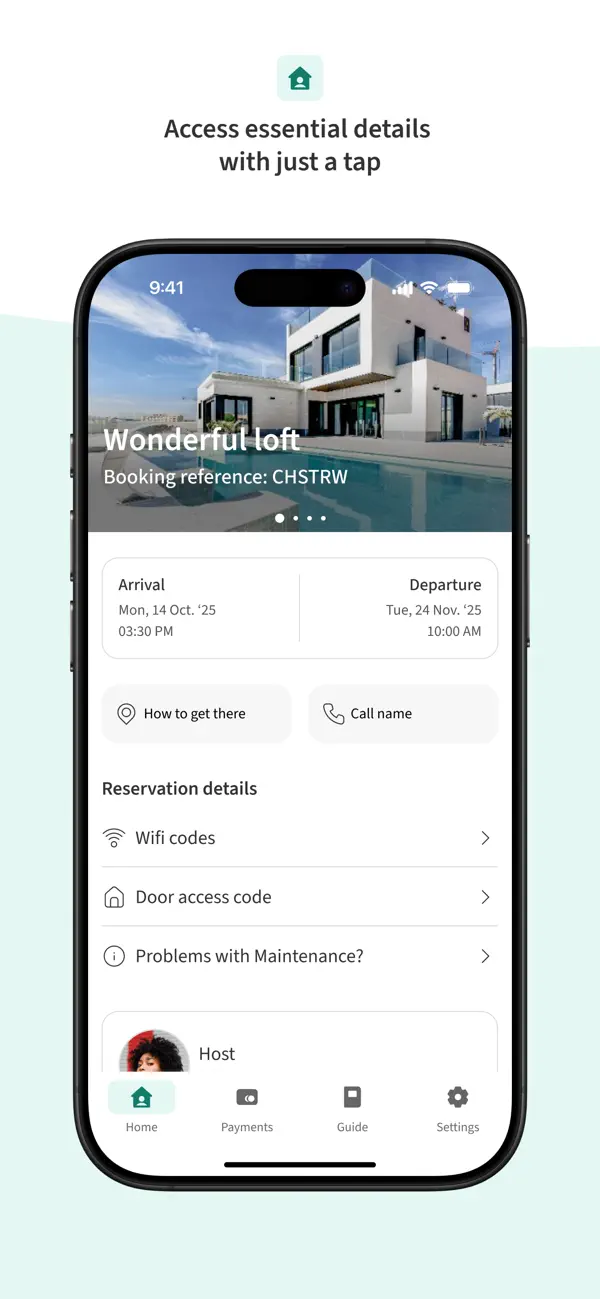 Screenshot #1 pour Lodgify Guest
