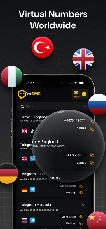 Numéro de vérification SMS screenshot 4 of 4
