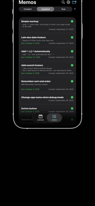 dgmemo Screenshot 2 of 5