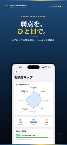Python 3 エンジニア認定基礎試験対策｜問題集 のスクリーンショット