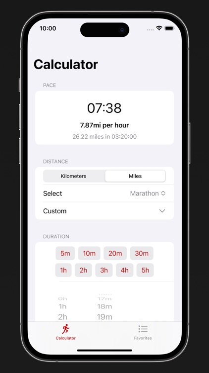 Pacer - Running Calculator