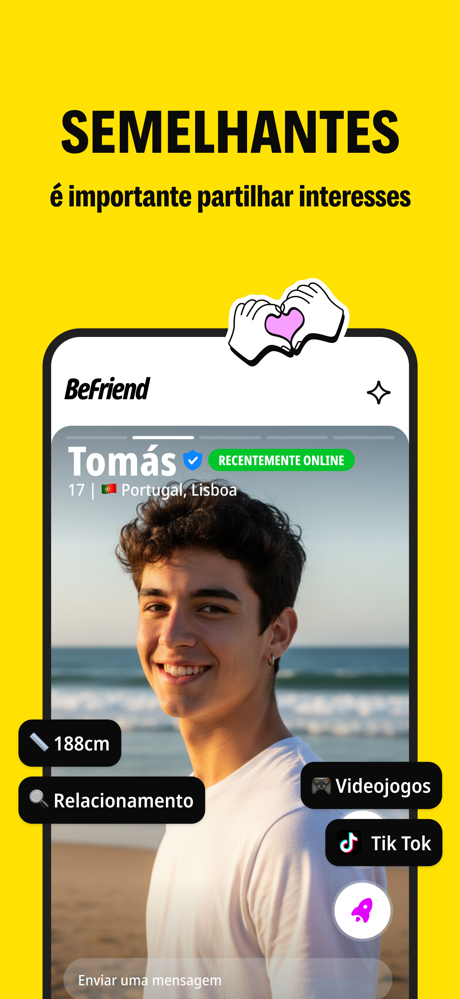 BeFriend - Faça novos amigos screenshot 4