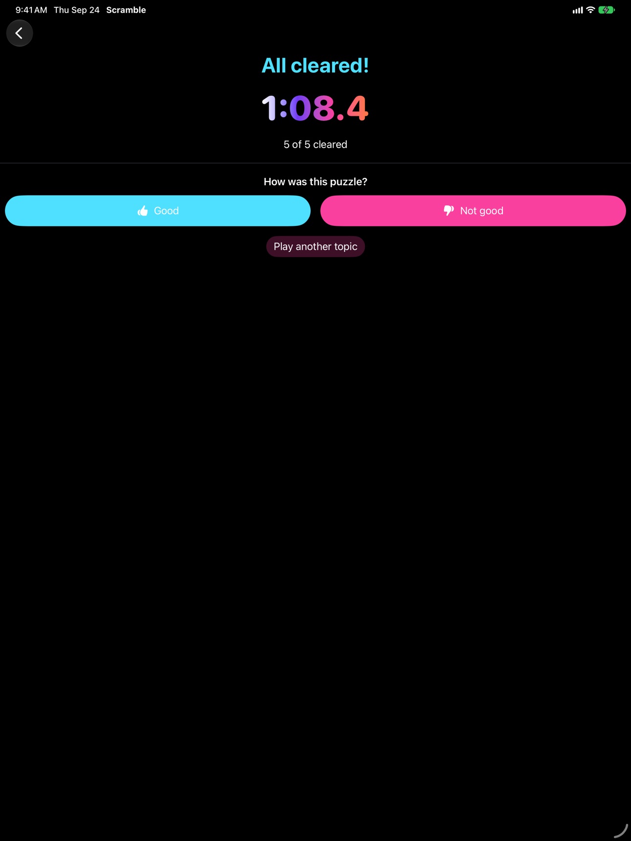 Screenshot 7 of AI Word Scramble