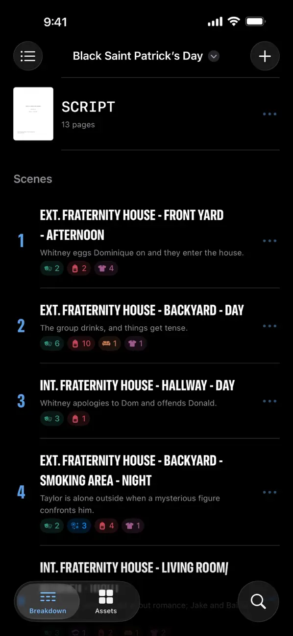 #2. Script Breakdowns (iOS) От: Davin Nguyen