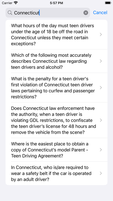CT Driving Test - DMVCool Screenshot