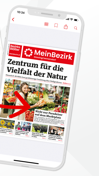 MeinBezirk ePaper Screenshot