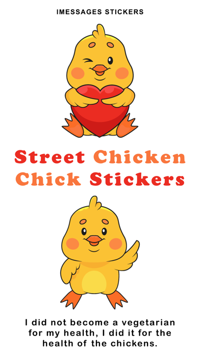 Screenshot #1 pour Street Chicken Chick Stickers