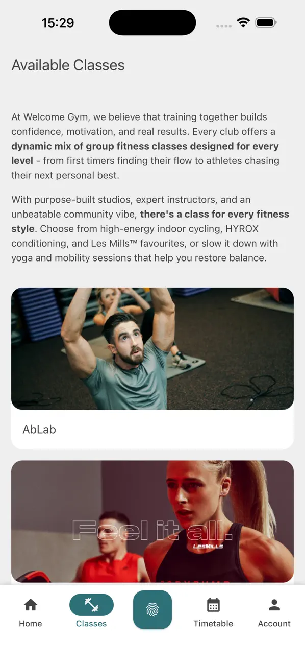 Screenshot #2 pour Welcome Gym