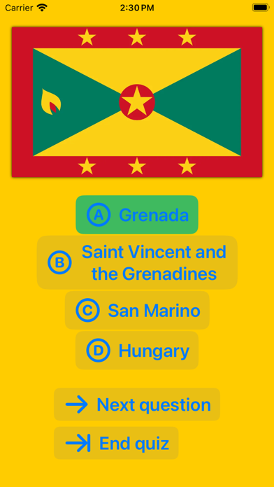 Super Flags: Flag Quiz Screenshot