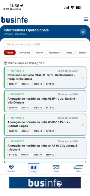 BusInfo iPhone screenshot 4