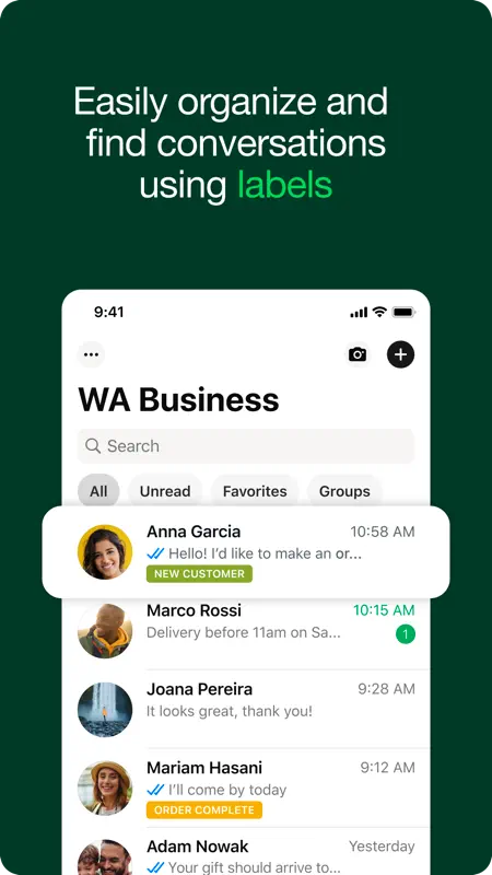 WhatsApp Business screenshot 5 of 8