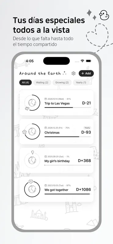 Vuelta al Mundo: Countdown screenshot 1 of 5