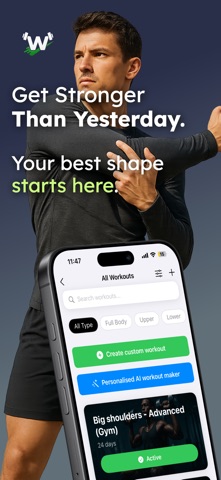WorkoutNow: AI Fitness Coach iPhone screenshot