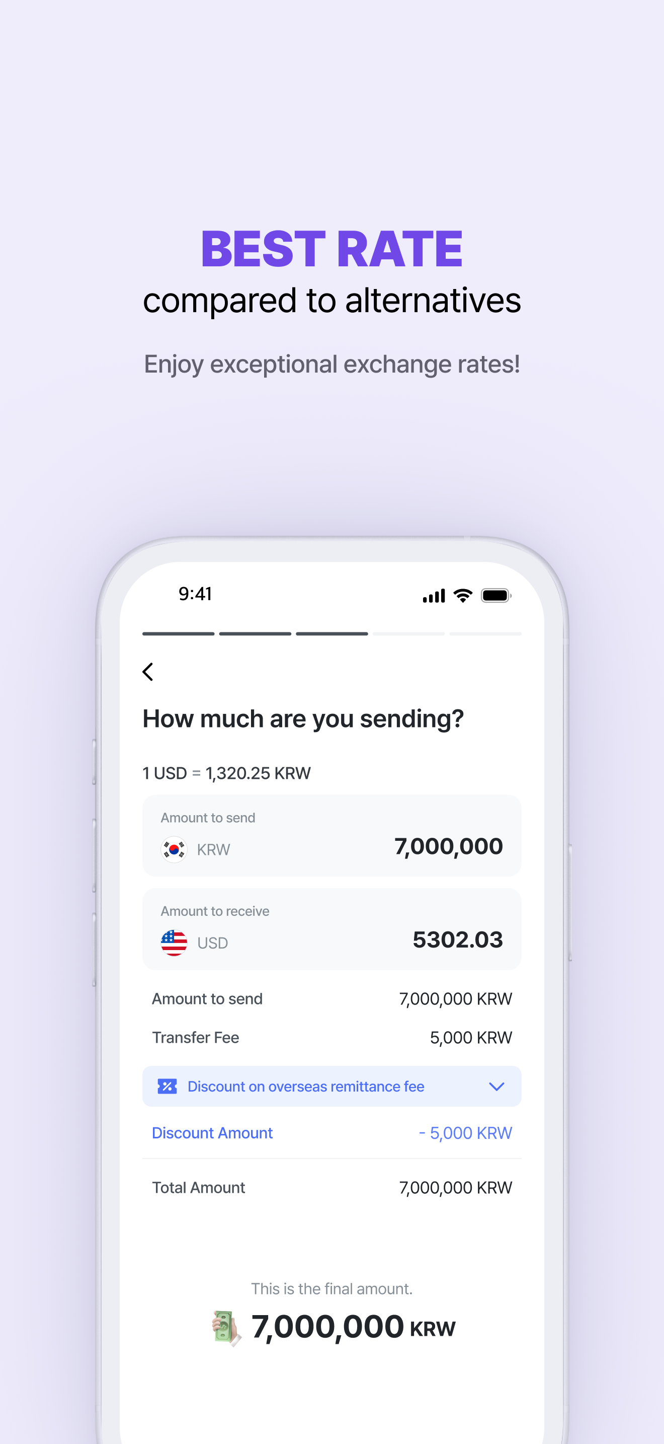 Utransfer-Korea Remittance App screenshot 4