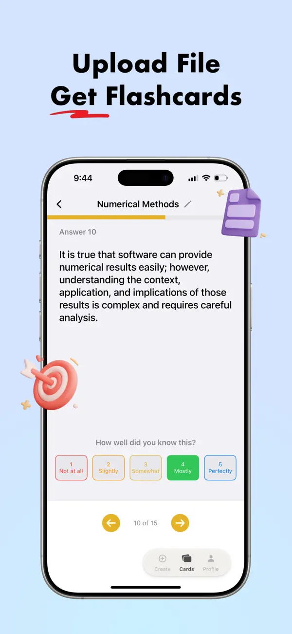 Screenshot #2 pour Flashcards Maker: QuizUp AI
