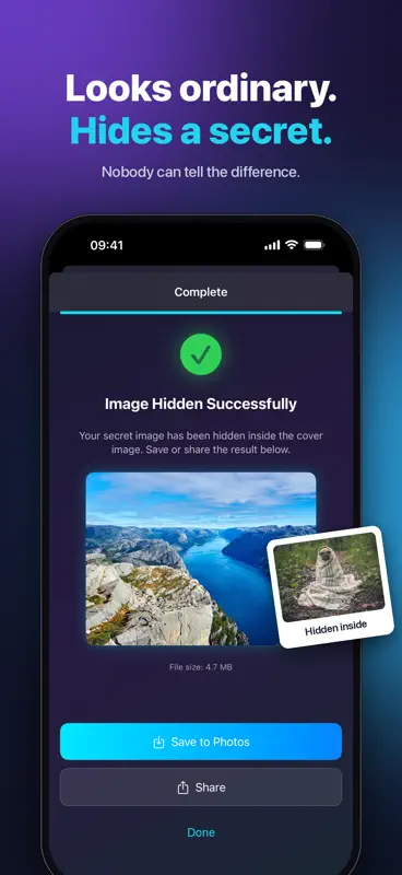 InvisiblePic - Steganography screenshot 2 of 5