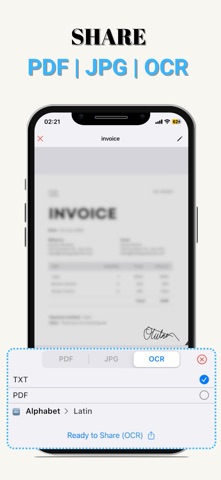 DocScan: Document Scanner+OCR Screenshot 6 of 6