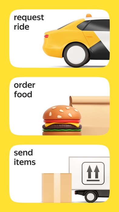 Yandex Go: Taxi Food Delivery Screenshot