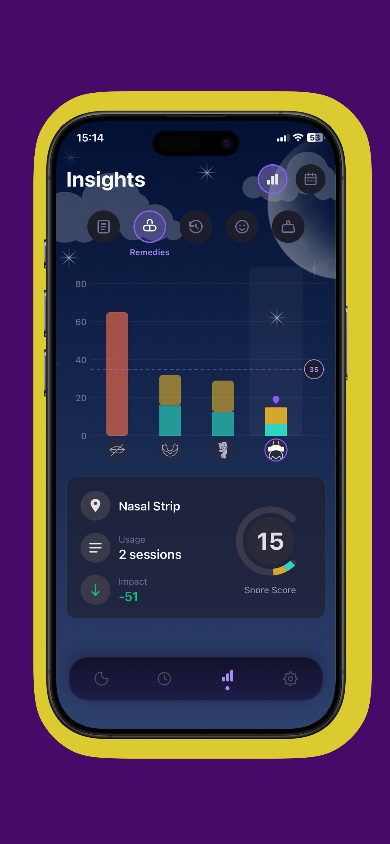 Snore recorder app - Snorely
