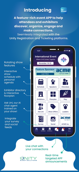 myShowApp Screenshot 1 of 4