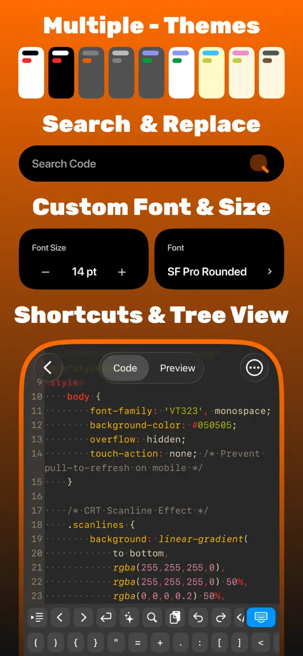 #4. HTML Editor & Viewer (iOS) Ved: Hardik Khanesa