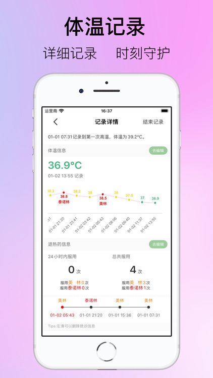 GrowX-Temperature Record