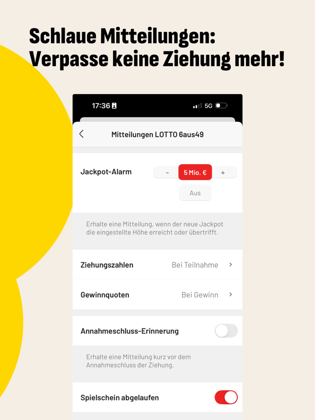 LOTTO & Eurojackpot spielen Screenshot