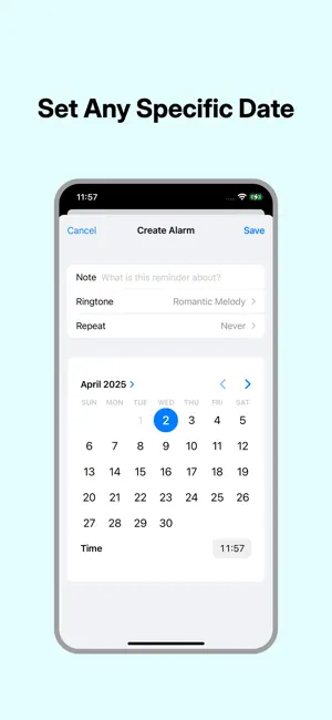 DateAlarm - Reminder Alarm screenshot 2