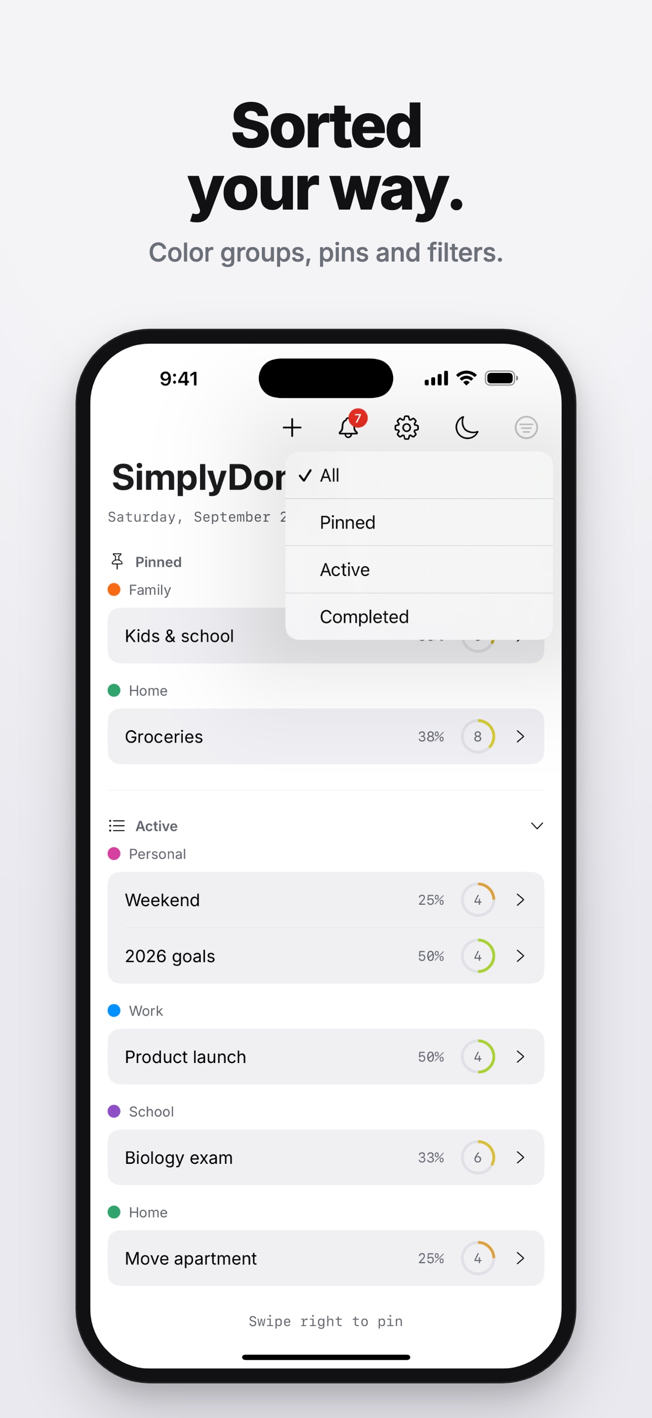Screenshot 7 of SimplyDone - ToDo & Tasks