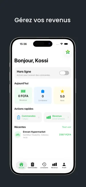 Binq Livreur screenshot 4