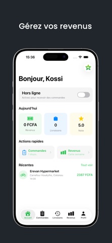 Binq Livreur screenshot