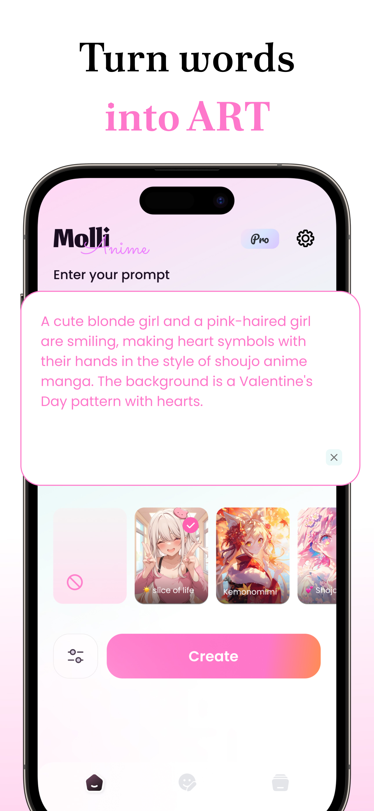 Anime Art Generator - Molli AI