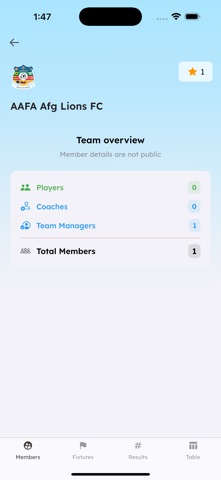 AAFA NSW MyCompApp screenshot