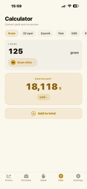 Külçe: Gold, FX, Zakat screenshot 4