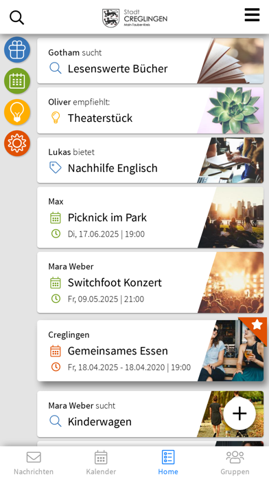 Creglingen app screenshot