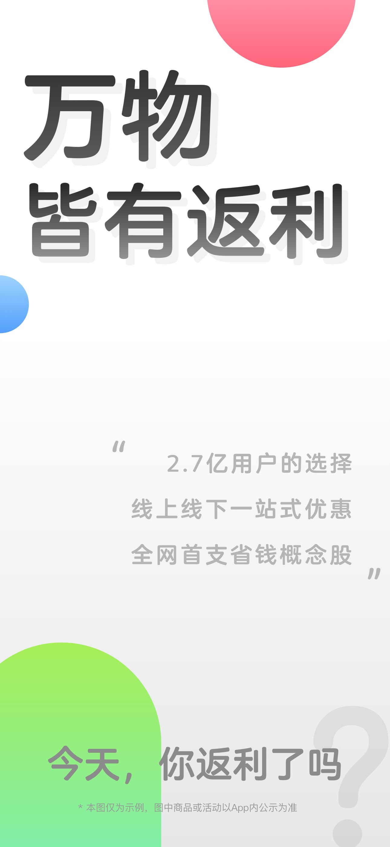 返利网-全网优惠购物省钱返利APP